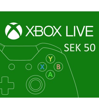 XBOX Live 50 SEK Prepaid Card SE Xbox One Key 